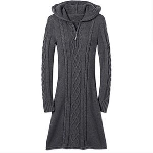 Athleta Hut to Hut gray cable knit sweater - small